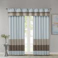 Home Essence Salem Polyoni Pintuck Lined Window Curtain Valance