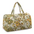 thumbnail image 2 of Garronmavis Vintage Floral Large Quilted Duffle Bag for Women, Weekender Travel Bag Overnight Carry On Bag with Zipper Pockets, Gym Dance Hospital Tote Bag with Luggage Sleeve, 2 of 7