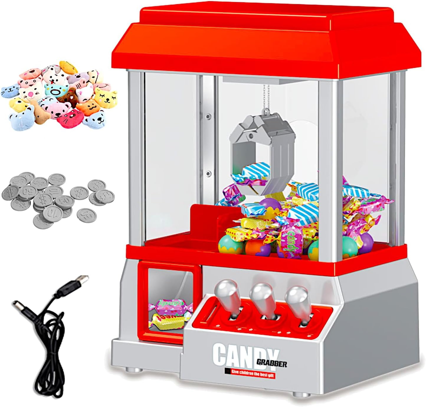 POCO DIVO Claw Machine Arcade Grabber Classic Kids Vending Toy