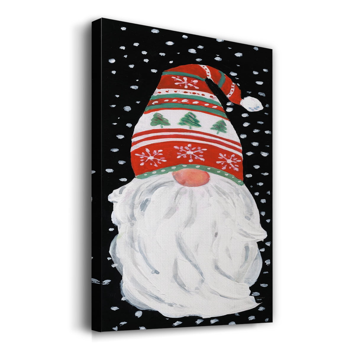 Winter Welcome Gnome- Gallery Wrapped Canvas