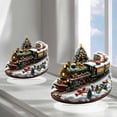 thumbnail image 4 of Xihbxyly Adorno de Tren Navideño, Decoración de Mesa Acrílica, Vía de Tren Festiva, Versátil para El Hogar, Ideal para Árboles de Navidad y Reuniones Familiares. Incluye 1 Pieza., 4 of 6