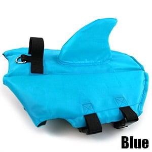 Shark dog life jacket blue1pcs