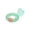 Green, variant on Mermaid Inspired Inflatable Swimming Ring Glitter Sequins Floating Tube for Summer Pool Parties Beach Lounging and Outdoor Fun Water Accessories Pink