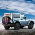 thumbnail image 5 of Kdxio Starry Sky White Cloud Puppy for Tire Cover Wheel Protectors Tyre Covers Weatherproof Wheel Covers Universal Fit for Trailer Rv SUV Truck Camper Travel Trailers 15 inch, 5 of 5