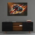 thumbnail image 4 of Epic Art 'Charging Bull' by Rey Klimt Acrylic Glass Wall Art, 36" x 24", 4 of 8
