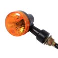 thumbnail image 4 of 100% Brand New Motorcycle Amber Round Turn Signal Direction Indicator Light Lamp, 4 of 5