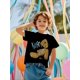 thumbnail image 1 of Boys' Casual Round Neck T-Shirt with Korn Print, Quick-Cotton Knit Fabric, Perfect for Summer, 1 of 5