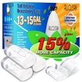 thumbnail image 4 of 13 To 15 Gallon Trash Bags, Tall Kitchen Garbage Bags Drawstring, Ultra Strong Recyclable Trash Bags Unscented Trash Can Liners For Kitchen and Commercial 30 Count (Pake of 1), 4 of 7