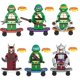 thumbnail image 4 of Set de 14 Minifiguras de Tortugas Ninja, Figuras de Acción Coleccionables de Personajes Animados, Juguetes de Bloques de Construcción de Plástico ABS, Regalo para Niños y Fanáticos, 4 of 10