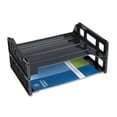 thumbnail image 1 of Plateau Empilable - Charge Latérale - Lettre - Noir, 1 of 1