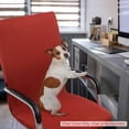 thumbnail image 4 of Funda de Silla de Oficina PiccoCasa Extensible Desmontable Con Cierres rojo medio, 4 of 11