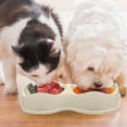 thumbnail image 5 of 2 pcs Plastic Bowls Kitten Home Waterer for Pet Shop Puppy Drinking Double and Bowl Dog Water And Small Cats Food - type:style5, 5 of 5
