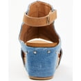 thumbnail image 5 of Very G Women's Denim Lala Wedge Heels Blue 8 M  US, 5 of 6