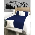 thumbnail image 3 of BedDecor Contrast Color Bar 3 Piece Duvet Cover Set 100% Egyptian Cotton 600 TC (Royal Blue, Twin/Twin XL), 3 of 5