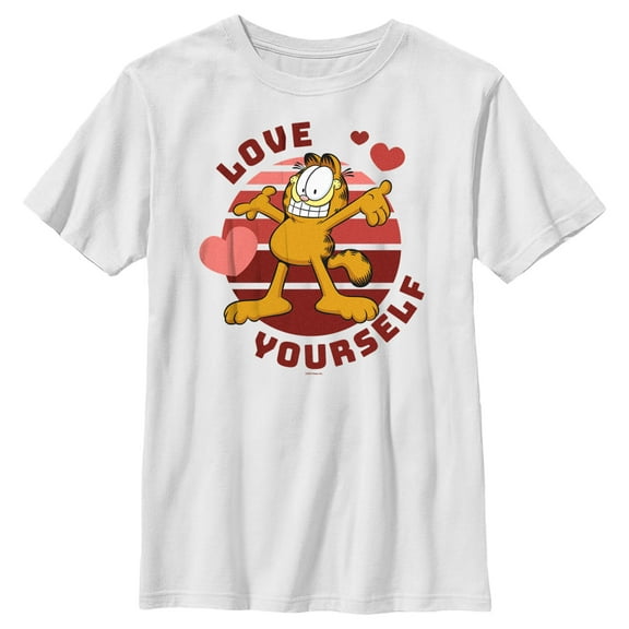 Boy's Garfield Love Yourself  Graphic T-Shirt