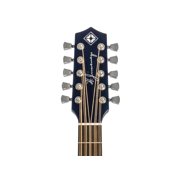 H. Jimenez LBQ4E El Patron Acoustic-Electric Bajo Quinto Transparent Blue