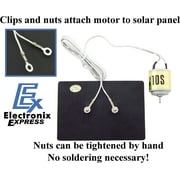 Educational Solar Energy Science Project Kit with Solar Panel, Motor, and Accessories (No Soldering Required)