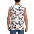 thumbnail image 4 of Goofa Bird Printed Men's Sleeveless T-Shirt - Athletic Gym Workout Tank Top for Men - Moisture-Wicking, UPF 30+ Quick-Dry Muscle Tee-Small, 4 of 8