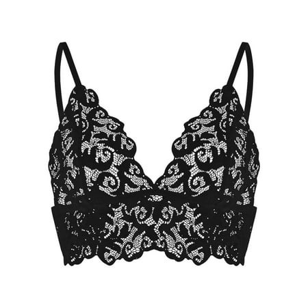

Women Full Coverage Bra Lingerie Corset Lace Flowers Braslette Braslet Bras Tank Cami Crop Underwear