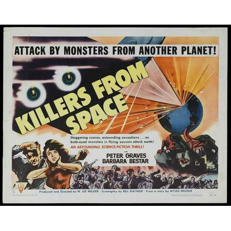 UPC: 0671863478949 | Killers from Space – movie POSTER (Style A) (30  x 40 ) (1954)