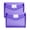 Purple, variant on White File Folder Set, 2-Pack, Cloth, 37x28cm, Transparent Cover, Secure Button for Document Protection