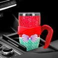thumbnail image 4 of 40 Oz Tumbler with Handle and Silicone Straws,Coffee Insulated Tumbler with Handle,40oz Tumbler with Handle, 4 of 6