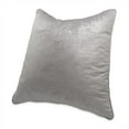 thumbnail image 4 of MICHAEL AMINI Alderon 20x20" Square Velvet Accent Pillow in Pewter in Set of 2, 4 of 7