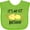 Apple Green, variant on Inktastic Its My 1st Birthday with Lemons Boys or Girls Baby Bib