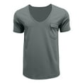 thumbnail image 5 of Chbgutlmr Summer Shirts for Men Round Neck Short Sleeve Muscle Tees Loose Casual T Shirts with Pockets, 5 of 9