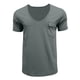 thumbnail image 5 of pstuiky camisetas para hombre, Camiseta informal de manga corta con cuello redondo y color liso para hombre camisas casuales para hombre l, 5 of 9