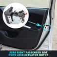 thumbnail image 2 of Actuador de cerradura de puerta eléctrica trasera derecha para pasajero del lado derecho para Jeep Grand Cherokee 93-98 No.55074804 Negro, 2 of 7