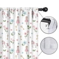 thumbnail image 4 of Blackout Kids Curtains,Princess Unicorn Flower Pattern Childrens Insulated Curtains Set Of 2,Bedroom Essentials,Toddler Room Decor 42"x63", 4 of 5