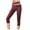 Coffee, variant on Oalirro Women's Matching Hip Lifting High Waist Exercise Pants Yoga Capris Pants
