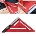 thumbnail image 1 of Escuadra De Viga De Alta Precisión De aleación De Aluminio De 7 Pulgadas Con Nivel, Escuadra Triangular Desmontable Para Carpintería, 1 of 7
