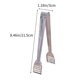 thumbnail image 2 of Pinzas para parrilla de acero inoxidable | Diseño ergonómico antideslizante | Ajustable para filetes y kebabs | Material duradero para altas temperaturas | Tamaños: 6,69 pulgadas y 8,46 pulgadas |, 2 of 5