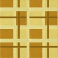 thumbnail image 1 of Ahgly Company Indoor Square Patterned Papaya Orange Area Rugs, 5' Square, 1 of 1