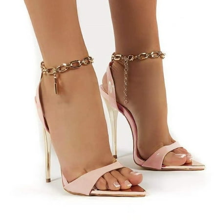 

HIBRO Fashion Women s High Heels Breathable Lace-up Shoes Casua Sandals
