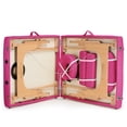 thumbnail image 3 of Saloniture Professional Portable Folding Massage Table with Carrying Case - Hot Pink, 3 of 7
