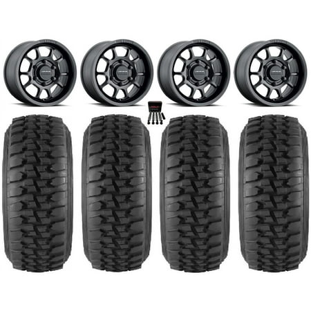 Method 409 15 Wheel Black 30 Desert Series Tires Can-Am Maverick R