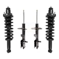 thumbnail image 1 of Transit Auto Front Rear Complete Suspension Shocks Strut and Coil Spring Mount Assemblies Kit for Car Jeep Dodge Caliber Patriot Compass - Left Right Side (Driver Passenger) K78M-100378, 1 of 2