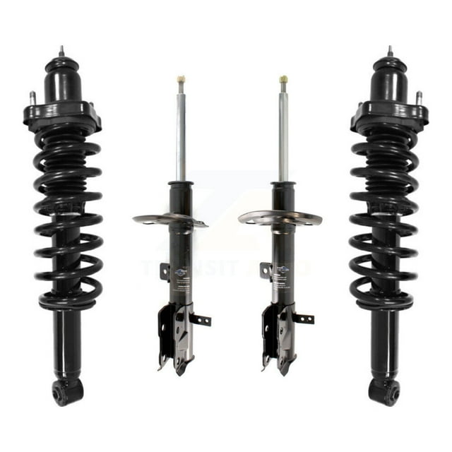 Transit Auto Front Rear Complete Suspension Shocks Strut and Coil Spring Mount Assemblies Kit for Car Jeep Dodge Caliber Patriot Compass - Left Right Side (Driver Passenger) K78M-100378