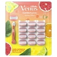 thumbnail image 1 of Gillette Venus Comfort Glide Sunny Citrus Women's Razor Plus 12 Blade Refills, 1 of 5