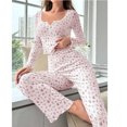 thumbnail image 5 of The ladies' fall/winter casual floral set can be worn as an outer garment., 5 of 7