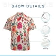 thumbnail image 7 of High Quality Hawaiian Shirts for Men Short Sleeve Aloha Beach Shirt Floral Summer Casual Button Down Shirts Blouses IADVZG, 7 of 7