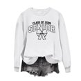 thumbnail image 4 of Snorda Sweatshirt for Women Long Sleeve Floral Sweatshirt Pullover Sweatshirts Casual Crew Neck Loose Comfy Tops for Women Daily Outdoors Wear, 4 of 5