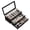 Black, variant on 3-Layer Knife Display Case, Knife Collection Display Holder with Glass Lid & Drawers (Black)