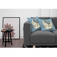 thumbnail image 3 of Ambesonne Guitar Throw Pillow Cover 2 Pack, Rock 'n' Roll Retro Grunge, 20", Pale Blue Black Ivory, 3 of 5