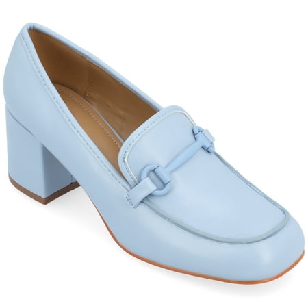 

Journee Collection Womens Nysaa Tru Comfort Foam Low Heel Square Toe Pumps