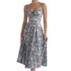 thumbnail image 1 of Vestido De Tirantes Elegante Vestido ajustado para mujer Slim Fit Floral Impreso A Shape Traje diario (Lake Blue L) Ygjytge para Mujer lago azul T L, 1 of 7