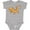 AC-Heather Grey, variant on Cute Smiling Bearded Dragon Boys or Girls Baby Bodysuit